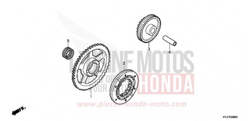 STARTING CLUTCH CBR250RAD de 2013